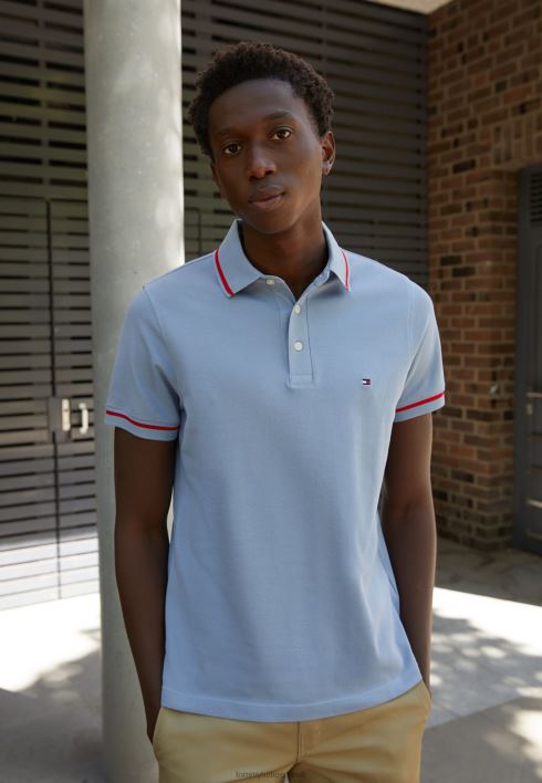 õhuke polosärk RJV628202 koivas sinine Tommy Hilfiger