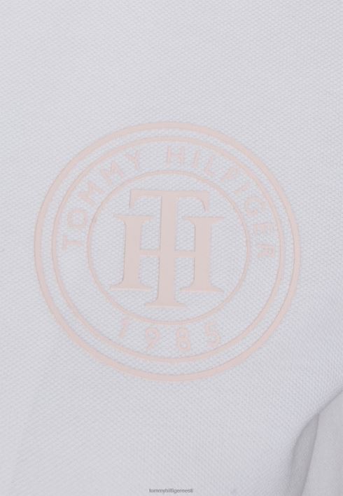 õhuke ringi polosärk RJV624811 optika valge Tommy Hilfiger