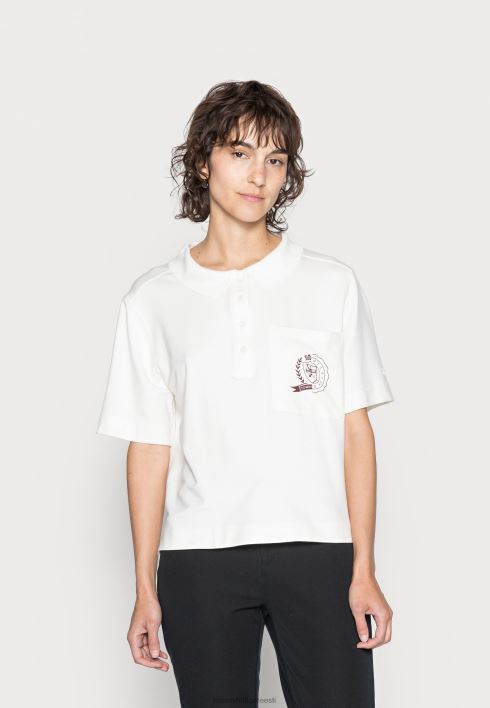 ikoon lõdvestunud harjaga polosärk RJV624984 ekru Tommy Hilfiger