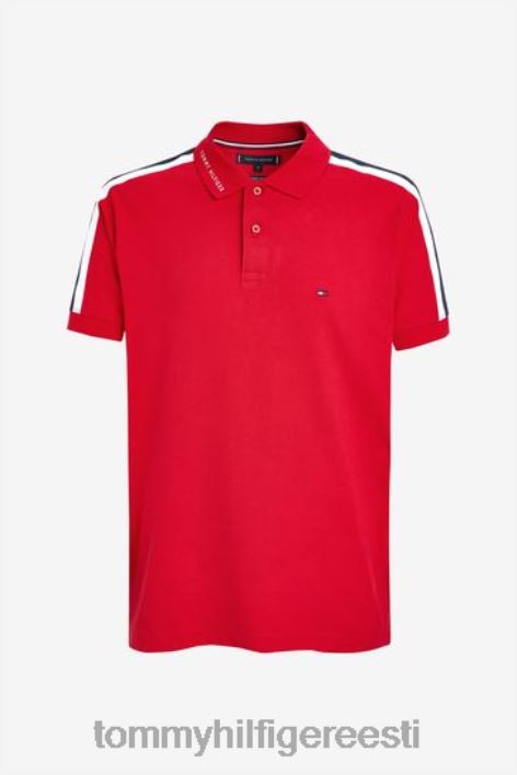 ikoonide logoga tavaline polosärk RJV623730 punane Tommy Hilfiger
