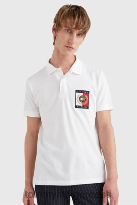 ikoonide logoga tavaline polosärk RJV623830 valge Tommy Hilfiger