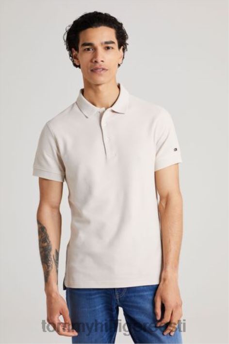 kärgstruktuuriga õhuke polosärk RJV623049 valge Tommy Hilfiger