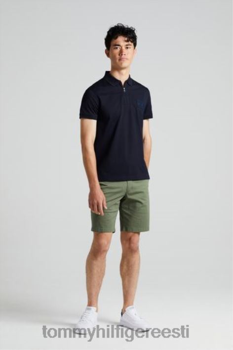 kärgstruktuuriga õhuke polosärk RJV623256 sinine Tommy Hilfiger