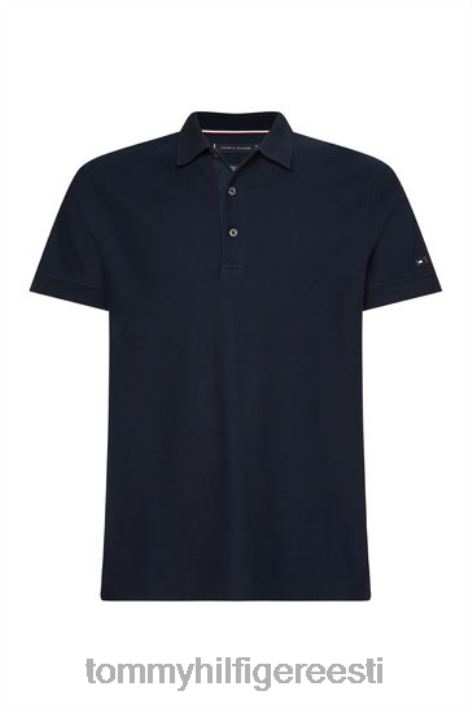 kärgstruktuuriga õhuke polosärk RJV623256 sinine Tommy Hilfiger