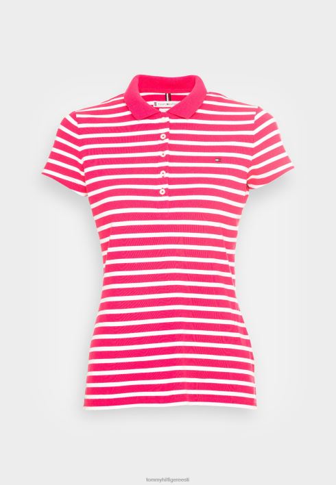 lühikeste varrukatega õhuke polosärk RJV628155 bretoon / hiilgusvalge Tommy Hilfiger