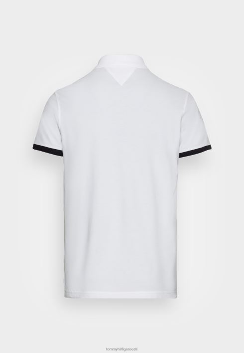 ülikooli logoga õhuke polosärk RJV624351 valge Tommy Hilfiger