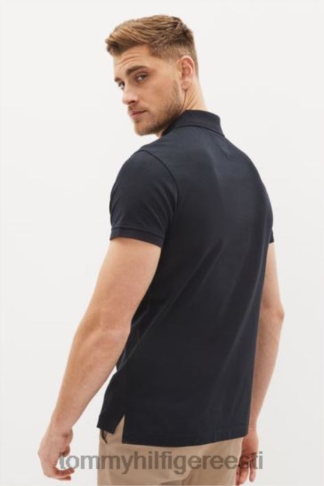 lukuga õhuke polosärk RJV623535 sinine Tommy Hilfiger