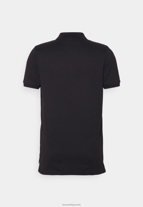 lukuga õhuke polosärk RJV624920 must Tommy Hilfiger