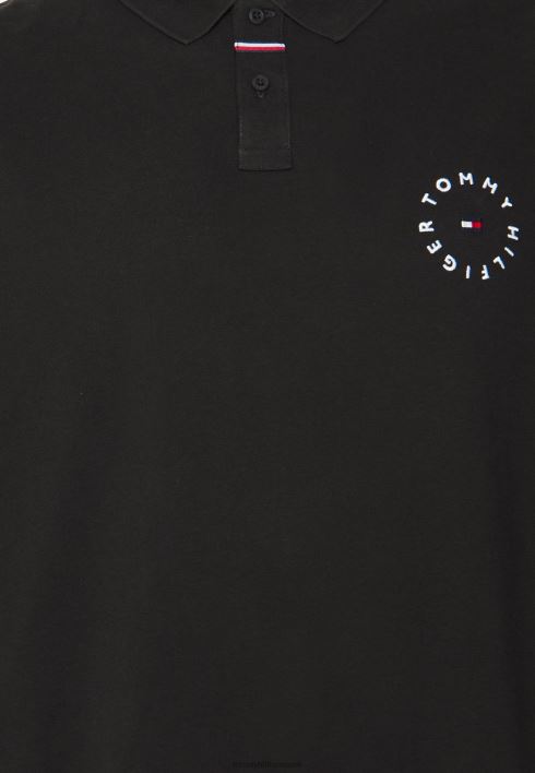 ümara logoga polosärk RJV628134 must Tommy Hilfiger