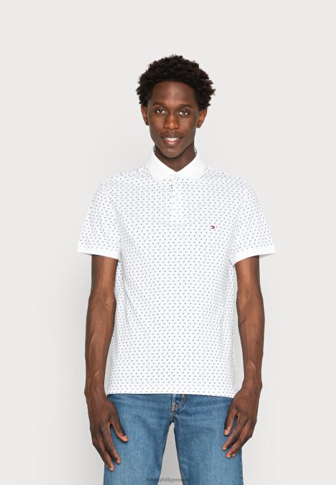 mikro polo särk RJV624918 valge/kõrbe taevas Tommy Hilfiger