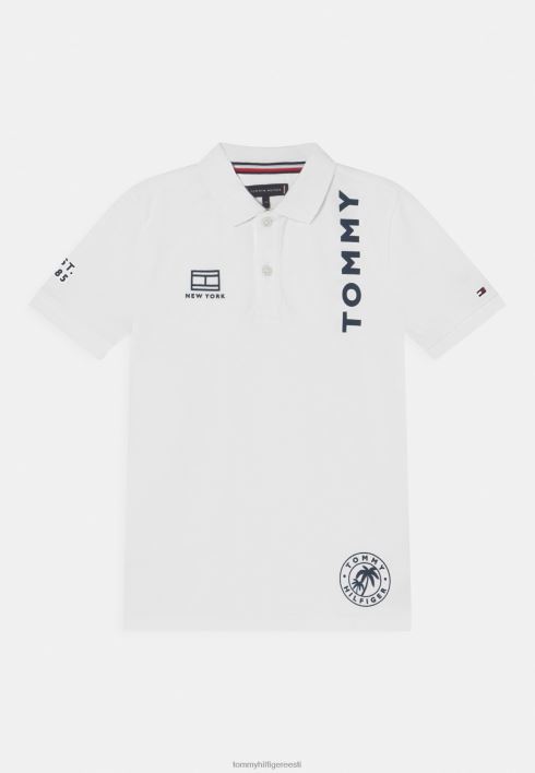 mitme paigutusega polosärk RJV628088 valge Tommy Hilfiger