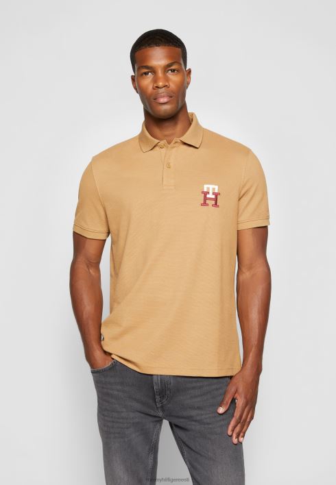 monogrammiga tavaline polosärk RJV625732 maakoha khaki Tommy Hilfiger