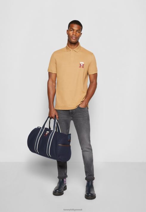 monogrammiga tavaline polosärk RJV625732 maakoha khaki Tommy Hilfiger
