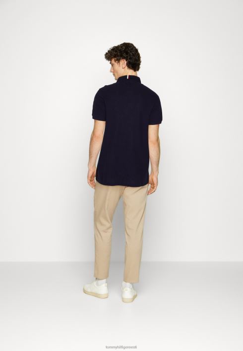 monogrammiga tavaline polosärk RJV625916 kõrbe taevas Tommy Hilfiger