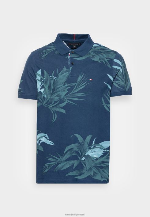 peopesa lillemustriga polosärk RJV624525 kõrbetaevas/multi Tommy Hilfiger