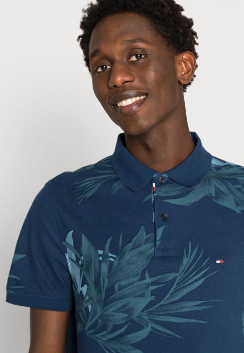 peopesa lillemustriga polosärk RJV624525 kõrbetaevas/multi Tommy Hilfiger