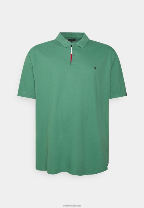 plekiga tavaline polosärk RJV624112 keskne roheline Tommy Hilfiger