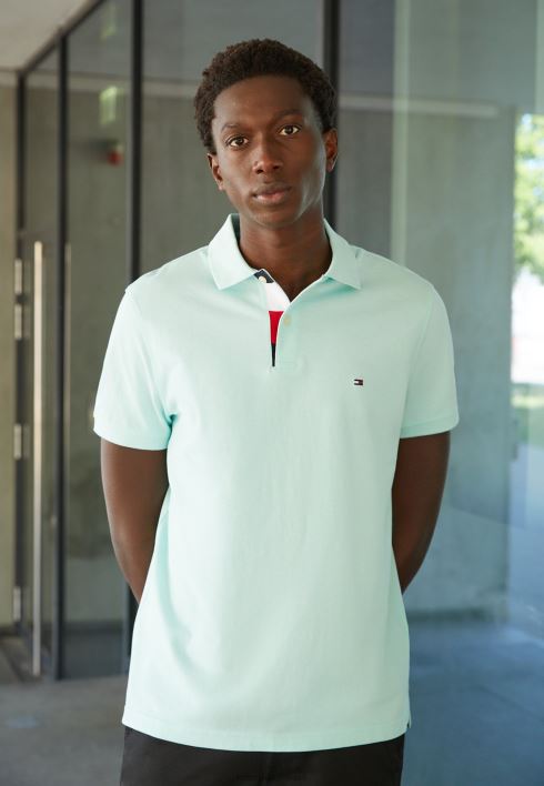 plekiga tavaline polosärk RJV624327 härmas jade Tommy Hilfiger