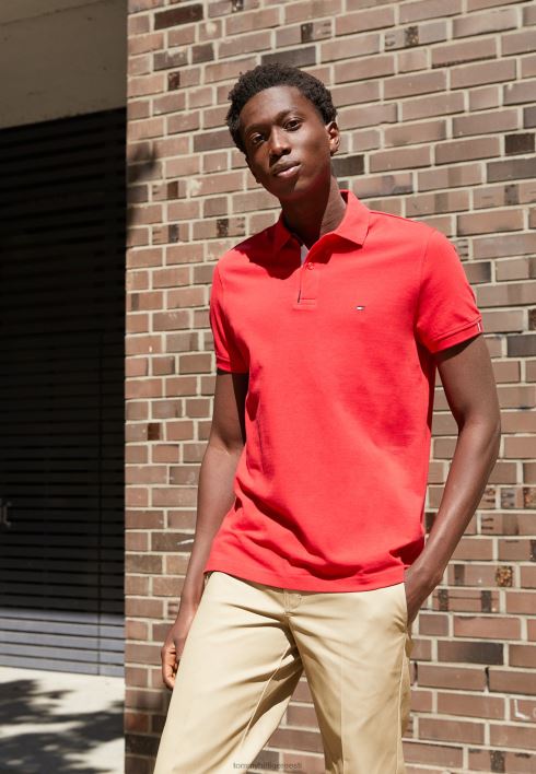 plekiga tavaline polosärk RJV624535 esmane punane Tommy Hilfiger