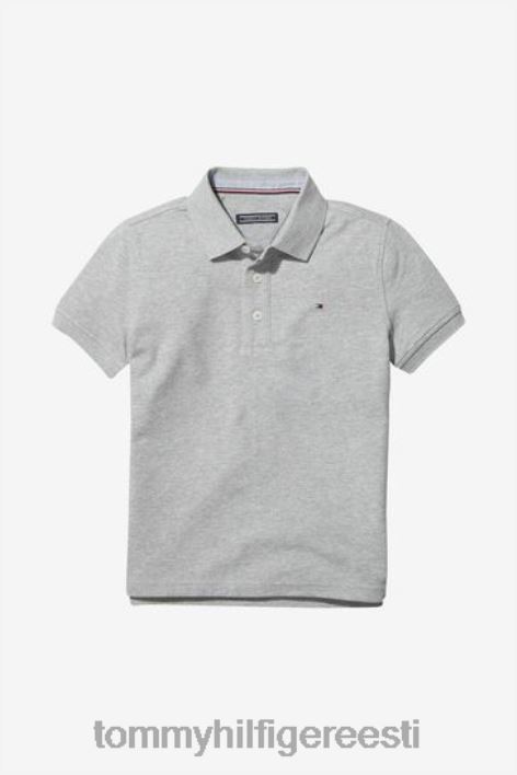 poiste põhiline polosärk RJV622938 hall Tommy Hilfiger