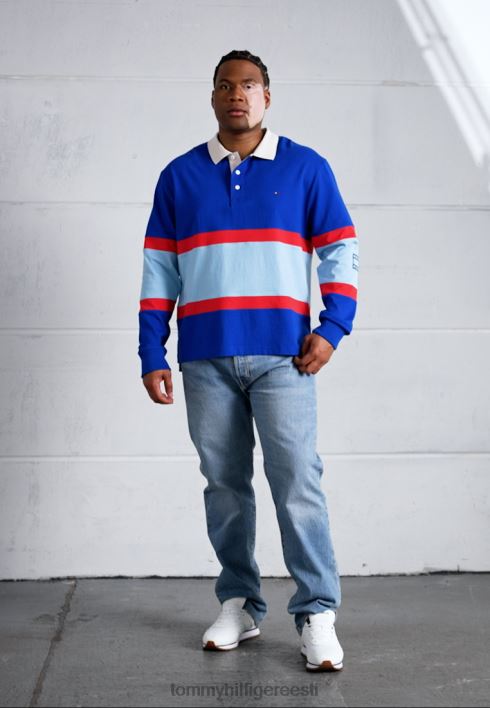 ragbi polosärk RJV625099 kreeka saare sinine/multi Tommy Hilfiger