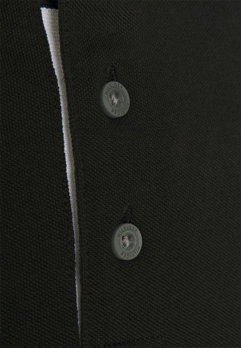 rwb mansetiga õhuke polosärk RJV624425 must Tommy Hilfiger