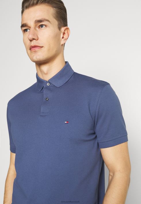 tavaline polosärk RJV623970 pleekinud indigo Tommy Hilfiger