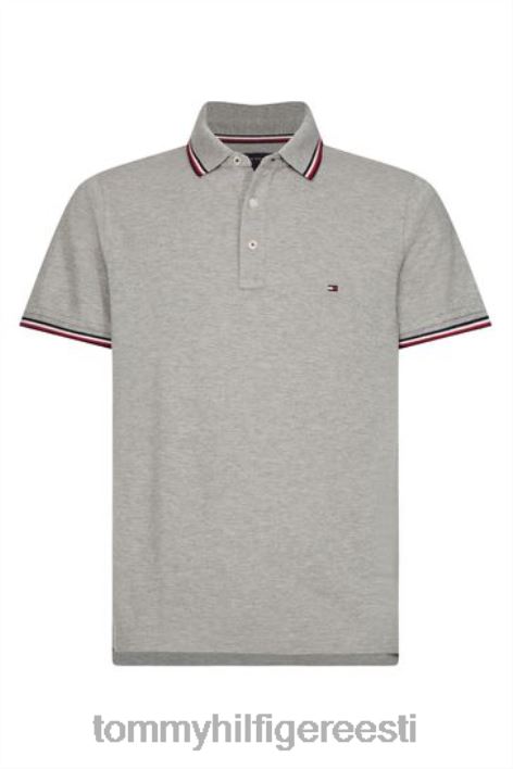 valge otstega õhuke polosärk RJV623121 hall Tommy Hilfiger