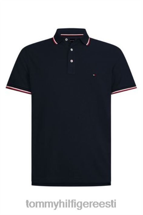valge otstega õhuke polosärk RJV623123 sinine Tommy Hilfiger