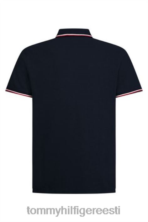 valge otstega õhuke polosärk RJV623123 sinine Tommy Hilfiger
