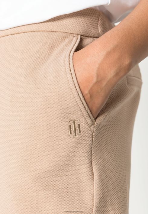 Michelle kitsenev tekstuuriga püksid RJV628345 beež Tommy Hilfiger