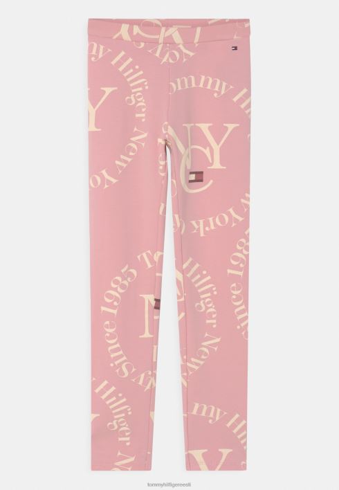 ajatud säärised püksid RJV626265 roosa varjund Tommy Hilfiger