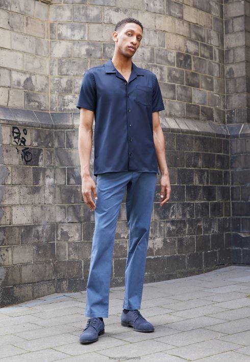 dentoni trükitud struktuuriga püksid RJV625941 pleekinud indigo Tommy Hilfiger