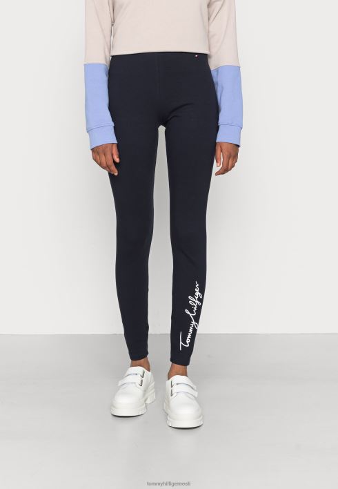 graafilised säärised püksid RJV625524 kõrbe taevas Tommy Hilfiger