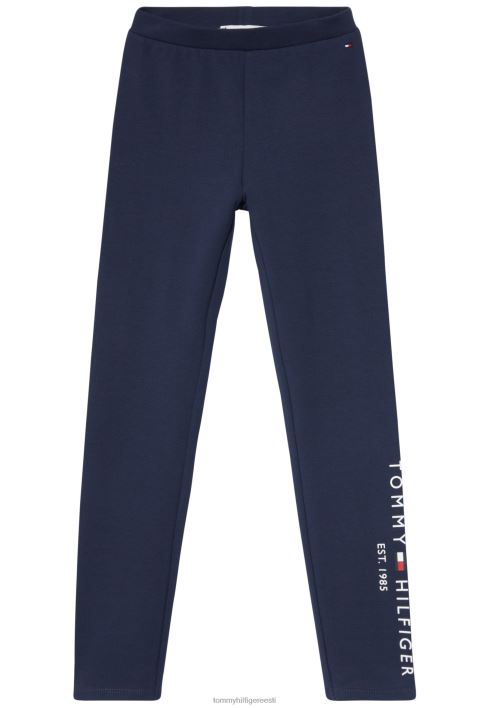 hädavajalikud säärised püksid RJV628812 sinine Tommy Hilfiger