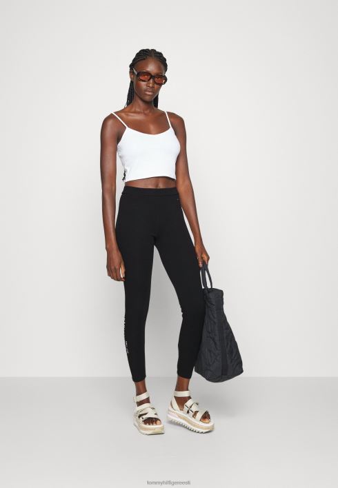 pärand säärised püksid RJV627426 must Tommy Hilfiger