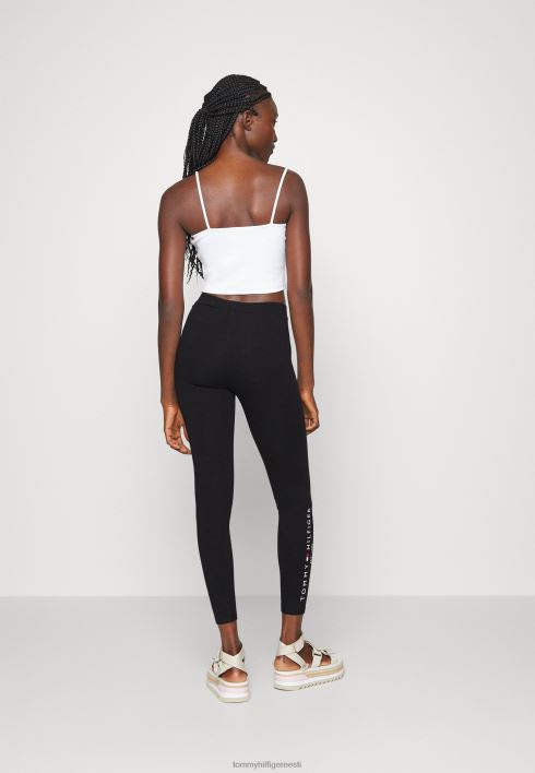 pärand säärised püksid RJV627426 must Tommy Hilfiger