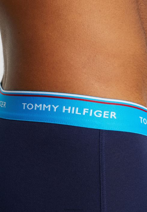 pagasiruumi 3 pakki püksid RJV628867 sinine Tommy Hilfiger