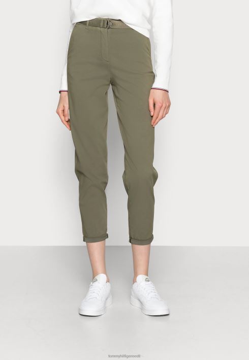 segavöö kitsenev chino püks chinos RJV628467 roheline Tommy Hilfiger
