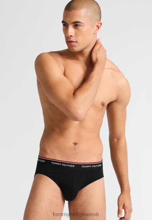 esmaklassilised 3 paki püksikud RJV628843 must Tommy Hilfiger