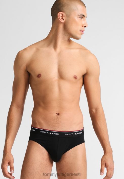 esmaklassilised 3 paki püksikud RJV628843 must Tommy Hilfiger