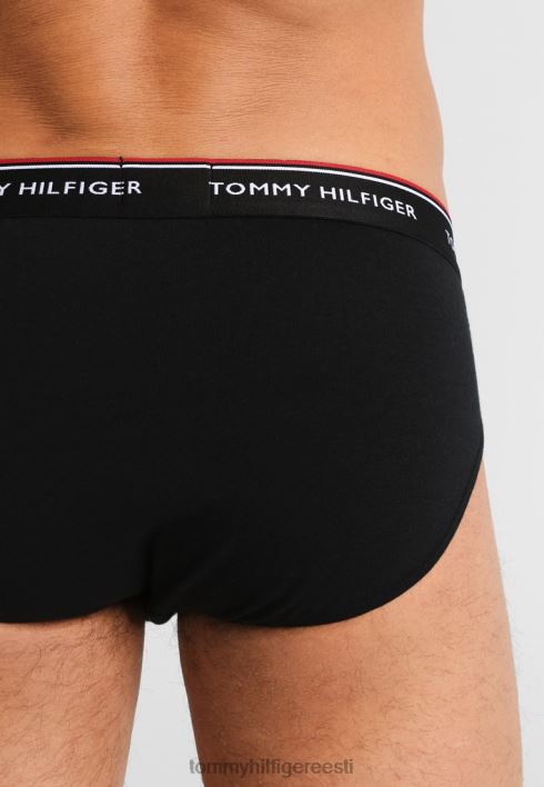 esmaklassilised 3 paki püksikud RJV628843 must Tommy Hilfiger