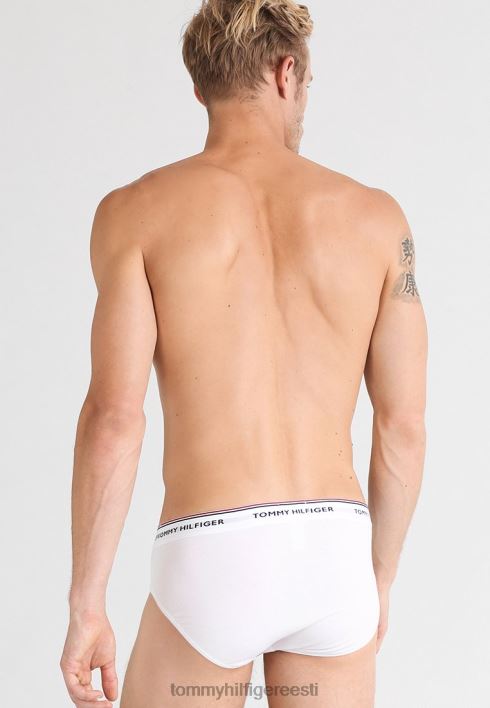 esmaklassilised 3 paki püksikud RJV628848 must/hall kanarbik/valge Tommy Hilfiger