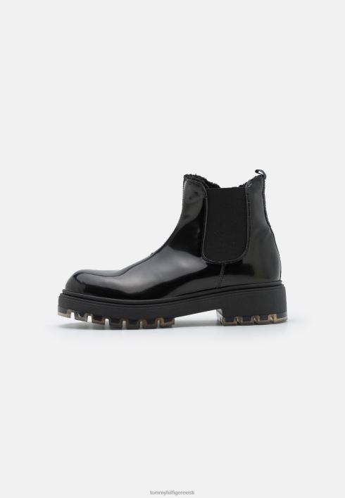 chelsea boot unisex klassikalised poolsaapad RJV626579 must Tommy Hilfiger