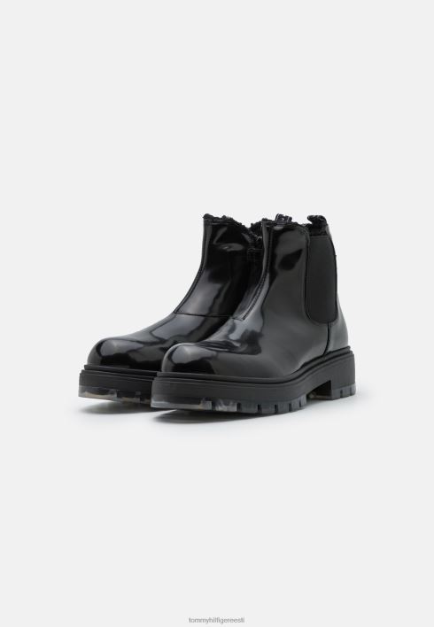 chelsea boot unisex klassikalised poolsaapad RJV626579 must Tommy Hilfiger