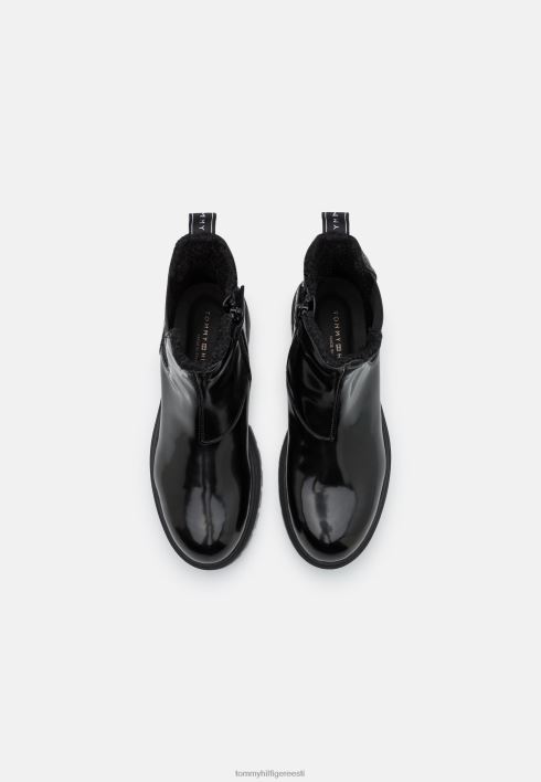 chelsea boot unisex klassikalised poolsaapad RJV626579 must Tommy Hilfiger