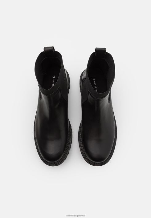 esmaklassilised tursked klassikalised poolsaapad RJV624475 must Tommy Hilfiger