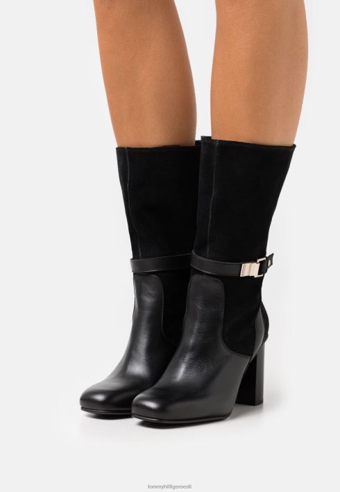 kõrgendatud saapad RJV628477 must Tommy Hilfiger