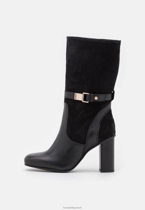 kõrgendatud saapad RJV628477 must Tommy Hilfiger