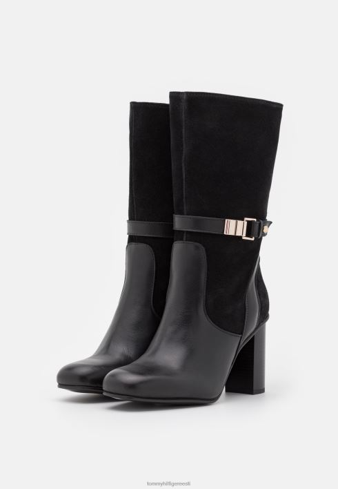 kõrgendatud saapad RJV628477 must Tommy Hilfiger